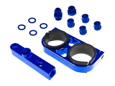 Kit prindere dublu JRspec Dual Mount pentru pompa Bosch,  culoare blue - JRSPEC-IN-MOUNT-N