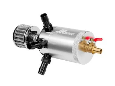 Rezervor de ulei cu 3 porturi din aluminiu,  cu deflector și filtru - JRSPEC-TANK-017