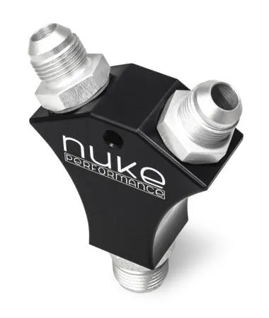 Adaptor Nuke Performance Y-Block cu 2x AN-8 si 1x AN-10 - NP-400-01-201