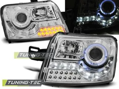 Faruri cu Daylight Chrome pentru Fiat Panda 03-12 Tuning-Tec - LPFI15