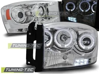 Faruri Angel Eyes pentru DODGE RAM 06-08 Tuning-Tec - LPDO05