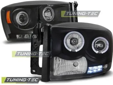 Faruri Angel Eyes pentru DODGE RAM 06-08 Tuning-Tec - LPDO06