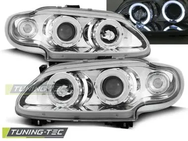 Faruri Angel Eyes pentru Renault Megane/Scenic 96-99 Tuning-Tec - LPRE05
