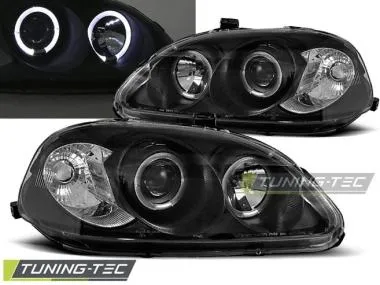 Faruri Angel Eyes pentru Honda Civic 03.1999-02.2001 Tuning-Tec - LPHO07