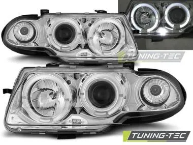 Faruri Angel Eyes Chrome pentru Opel Astra F 09.1991-08.1994 Tuning-Tec - LPOP01