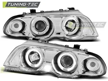 Faruri Angel Eyes pentru BMW E46 05.1998-08.2001 Tuning-Tec - LPBM38