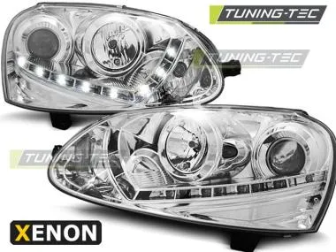 Faruri pentru VOLKSWAGEN GOLF V 2003-2008 Tuning-Tec - LPVWD4