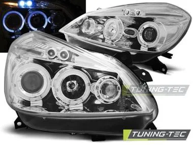 Faruri Angel Eyes pentru Renault Clio III 2005-2009  Tuning-Tec - LPRE27