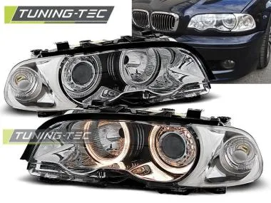 Faruri pentru Bmw E46 04.1999-08.2001 Angel Eyes  Tuning-Tec - LPBM33