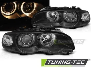 Faruri Angel Eyes pentru BMW E46 04.1999-08.2001 Tuning-Tec - LPBM34