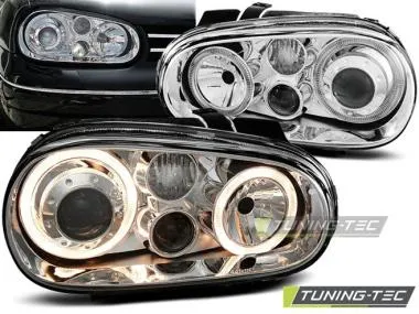 Faruri Angel Eyes pentru Vw Golf IV 09.97-09.03  Tuning-Tec - LPVW42