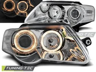 Faruri Angel Eyes pentru Volkswagen Passat 3C 03.2005-2010 Tuning-Tec - LPVWC5