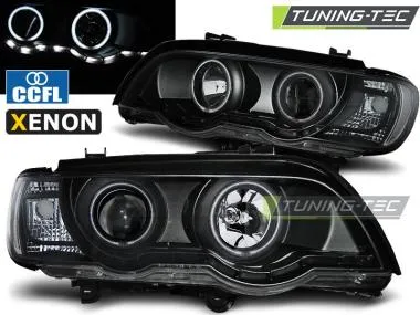 Faruri Angel Eyes CCFL pentru BMW X5 E53 09.1999-10.2003 Tuning-Tec - LPBMC5