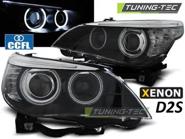 Faruri Angel Eyes CCFL pentru BMW E60,  BMW E61 2003-2004 Tuning-Tec - LPBMC7