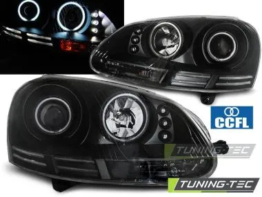 Faruri Angel Eyes pentru Volkswagen Golf V 10.2003-2009 Tuning-Tec - LPVWJ1
