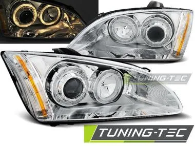 Faruri Angel Eyes pentru Ford Focus II 09.2004-01.2008 Tuning-Tec - LPFO67