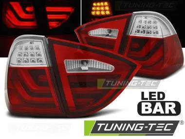 Stopuri cu Led pentru Bmw E91 05-08 cu fundal rosu-negru  Tuning-Tec - LDBMB5