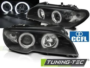 Faruri Angel Eyes pentru Bmw E46 04.03-06  Tuning-Tec - LPBMH3