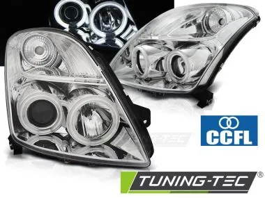 Faruri Angel Eyes pentru Suzuki Swift 05.05-10 Tuning-Tec - LPSI05