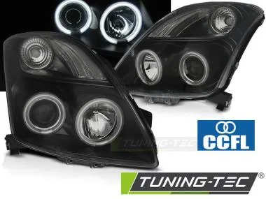 Faruri Angel Eyes pentru Suzuki Swift 05.05-10  Tuning-Tec - LPSI06