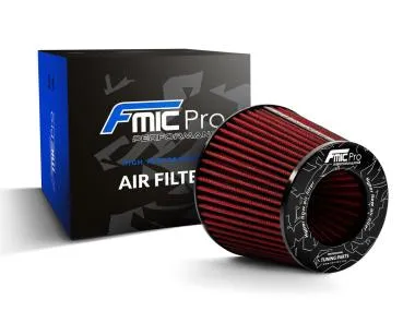 Filtru aer sport tip con FMIC.Pro,  lungime 125mm,  diametru 100mm - FP-FILTER-125-102-R