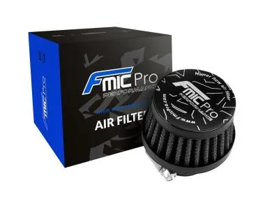 Filtru aer ulei universal FMIC.Pro Neck Air Breather pentru carter (crankcase),  racord 12mm - FP-FILTER-12-B