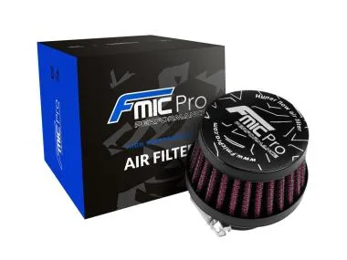 Filtru aer ulei universal FMIC.Pro Neck Breather pentru carter (crankcase),  racord 12mm - FP-FILTER-12-P