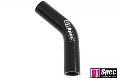 Silicone elbow D1Spec Black 45st 10mm - DS-DS-180