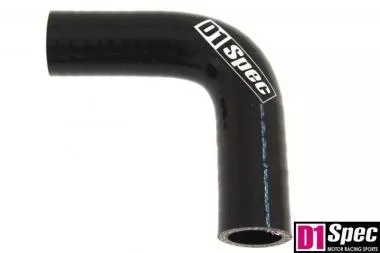 Silicone elbow D1Spec Black 90st 12mm - DS-DS-172