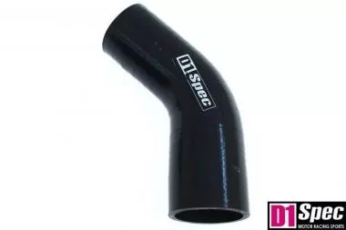 Reduction silicone elbow D1Spec Black 45st 15-20mm - DS-DS-214