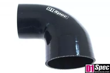 Reduction silicone elbow D1Spec Black 90st 89-102mm - DS-DS-213