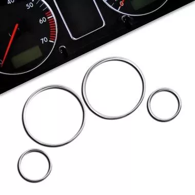 Gauge frames,  chrome suitable for BMW E39 and E38 839298