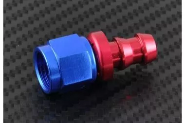 Aluminum fitting for hose AN 6 - AN6 PUSH-ON