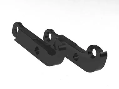 Kit adapter drift lock BMW E46,  unghi virare +20%,  culoare Black - JRSPEC-DR25-02-B