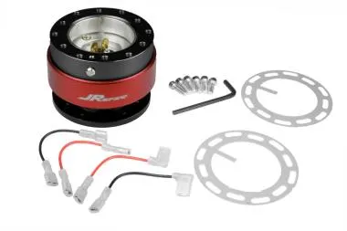 Butuc eliberare rapidă volan JRspec Quick Release,  culoare Red - JRSPEC-RELEASE-03-R