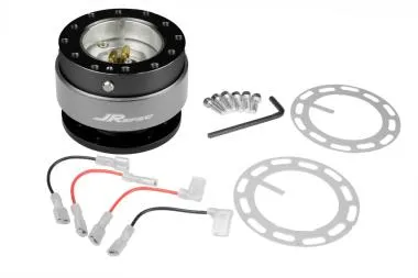 Butuc volan JRspec cu eliberare rapidă,  culoare Silver - JRSPEC-RELEASE-03-S