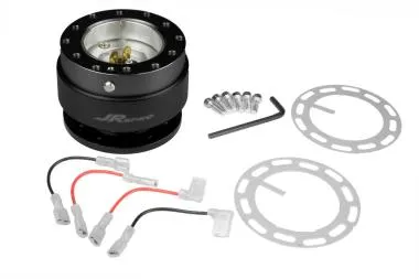 Adaptor volan sport JRspec cu eliberare rapidă,  negru - JRSPEC-RELEASE-03-B