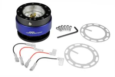 Butuc volan sport cu eliberare rapidă JRspec,  culoare Blue - JRSPEC-RELEASE-03-N