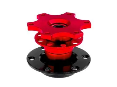 Butuc volan JRspec cu eliberare rapidă,  Quick Release,  culoare Red - JR-RELEASE-01-R