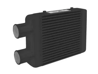 Intercooler negru 300x300x76 mm intrare unilaterala FMIC.EU - IC30030076-WELD-B