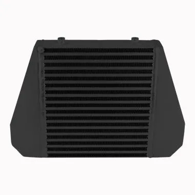 Intercooler FMIC.EU negru 280x300x76 mm,  intrare/iesire spate,  universal FMIC - IC28030076-BACK-B
