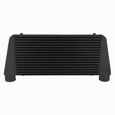 Intercooler FMIC.EU negru 600x280x76 mm,  tip FMIC,  intrare sus / iesire sus - IC60028076-UP-BLACK