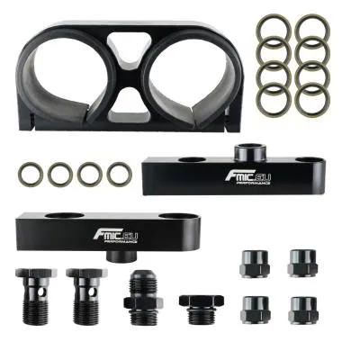 Suport dublu pompe combustibil FMIC.EU Type 044 cu rampe alimentare AN10 - FMIC-FPB-006