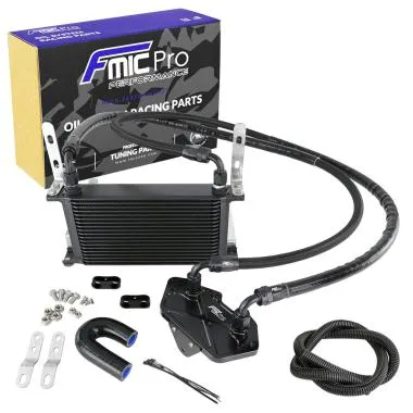 Kit radiator ulei motor FMIC.Pro pentru Audi S3 S4 S5 B8 3.0T EA837 - FP-OKIT-113