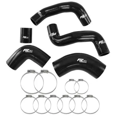 Kit furtunuri intercooler siliconice FMIC.EU pentru Land Rover Freelander 1 TD4 2.0 TD - negru - FMIC-5107-B