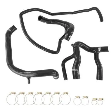 Kit furtunuri silicon lichid racire FMIC.EU pentru Land Rover Defender 2.5 TD5 1998-2007,  negru - FMIC-5106-B
