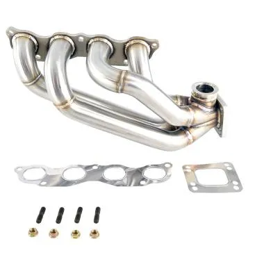 Galerie evacuare FMIC.Pro pentru Honda K20 K24 K20A Sidewinder inox SS321 flansa T3/T4 port wastegat - FMIC-MANIFOLD-10