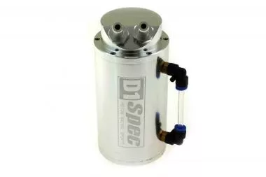 Oil catch tank D1Spec 9mm Silver - DS-OT-007