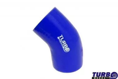 Reduction silicone elbow TurboWorks Blue 45st 89-102mm CN-SL-420